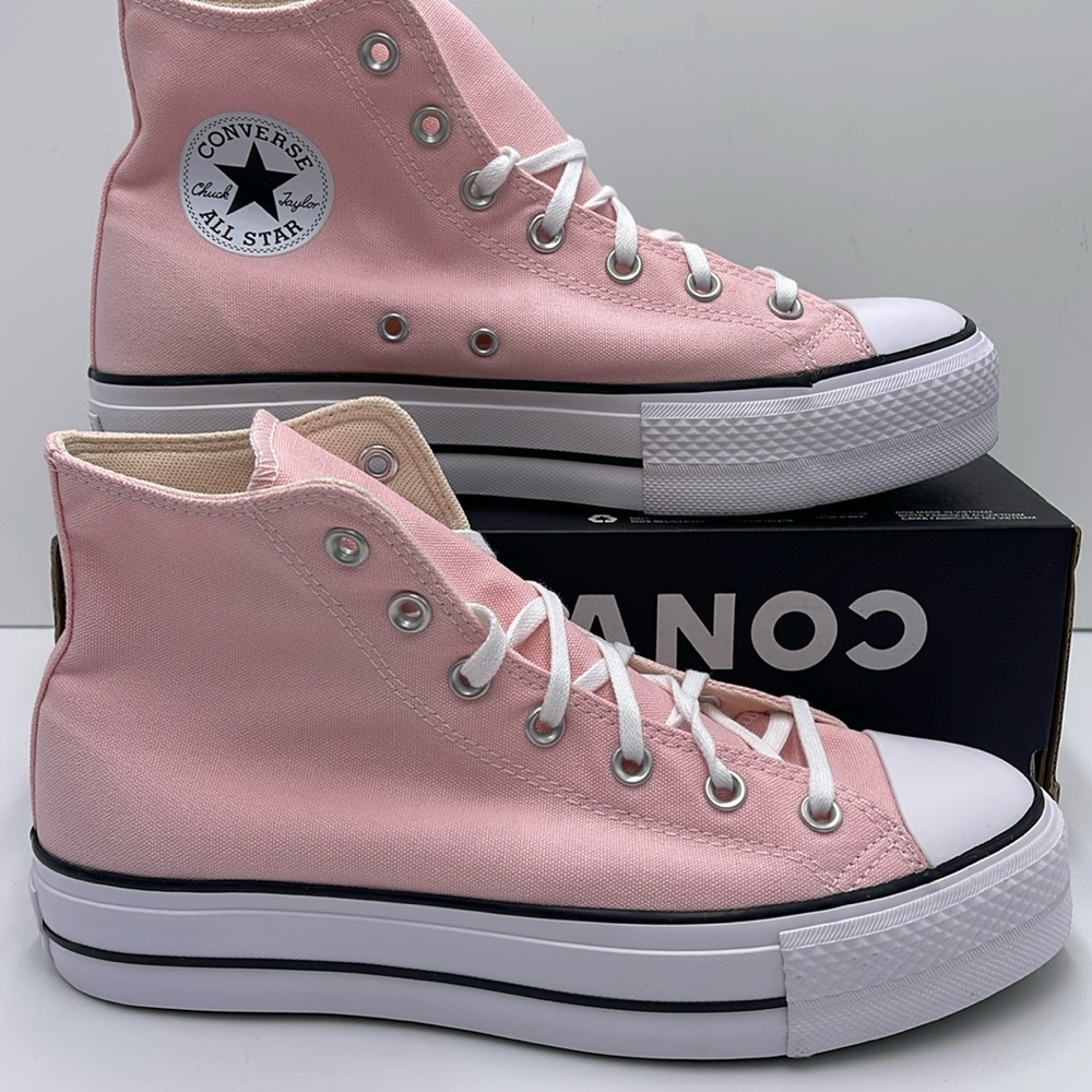 Converse WMNS CTAS LIFT HI DONUT GLAZE/WHITE/BLACK A06507F Platforms Sneakers